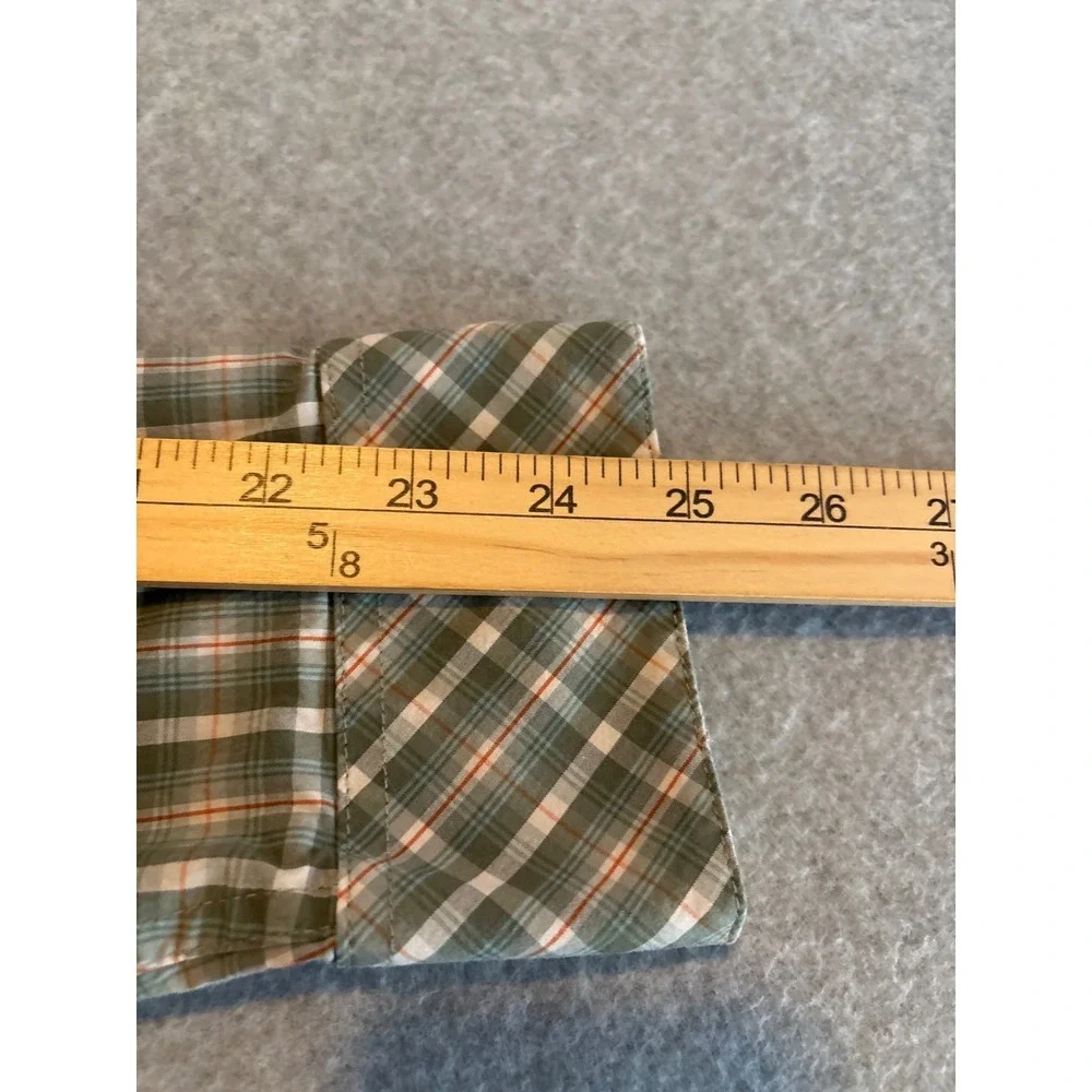 Walls Men's Size Large UPF 50+ Outdoor Plaid Pearl Snap Long Sleeve Casual Shirt